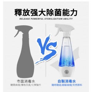 Electro-Sterilizer 家用次氯酸 NaClO 消毒噴霧電解水製造機 - 噴壺型